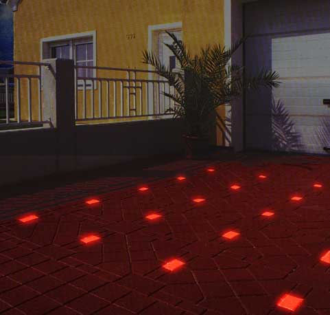 LED-Leuchte Wisdom in rot