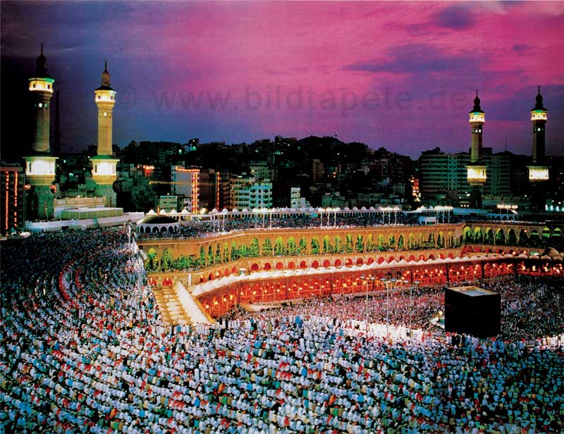 Mekka, Moschee - bei Klick zurck zur Motivbersicht