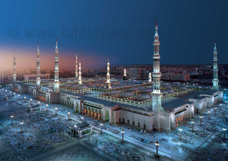 Moschee von Medina - bei Klick zurck zur Motivbersicht