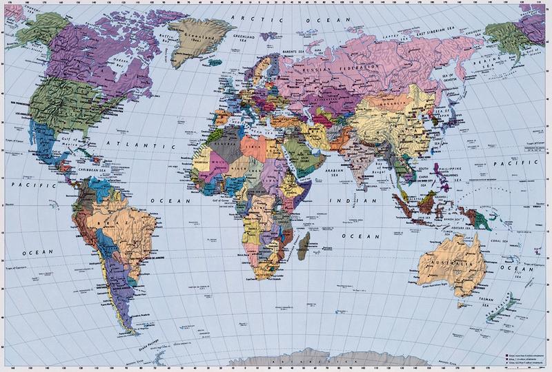 Weltkarte - bei Klick zurck zur Motivbersicht