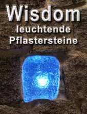 Leuchtstein WISDOM, leuchtende Pflastersteine weisen Ihnen den Weg. LED Leuchten, Bodeneinbau fr innen und auen in 5 Farben.