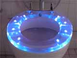 Galactika LED-lighted toilet seat